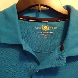 Men's Blue Club Room S/S Polo Size XL